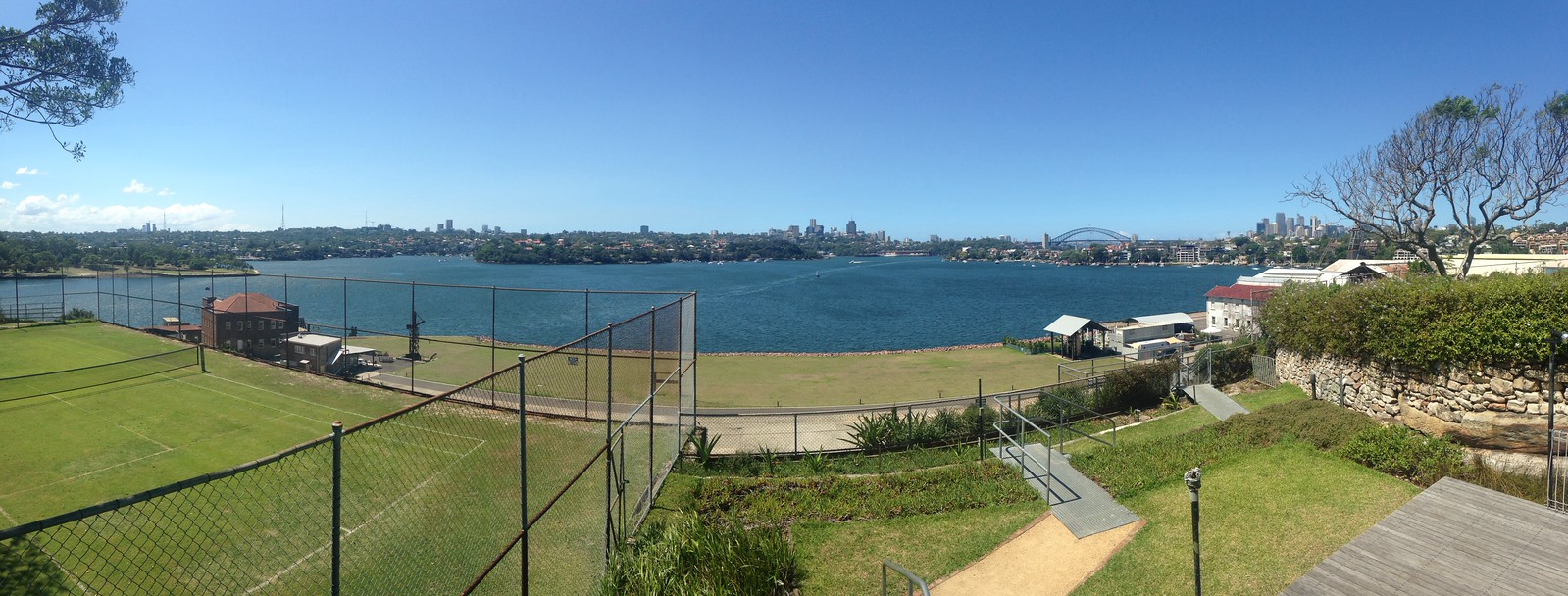 The harbour from Cockatoo Island