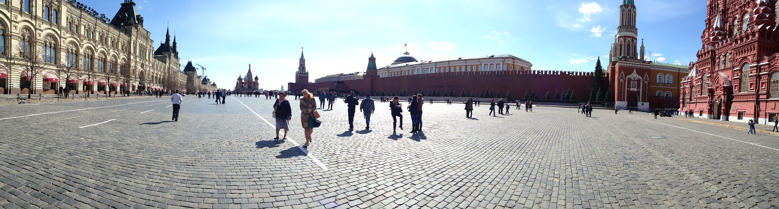 Red Square in the sunshine