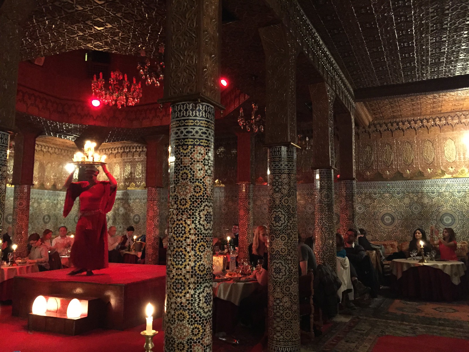 The plate-of-candles-on-head dancer