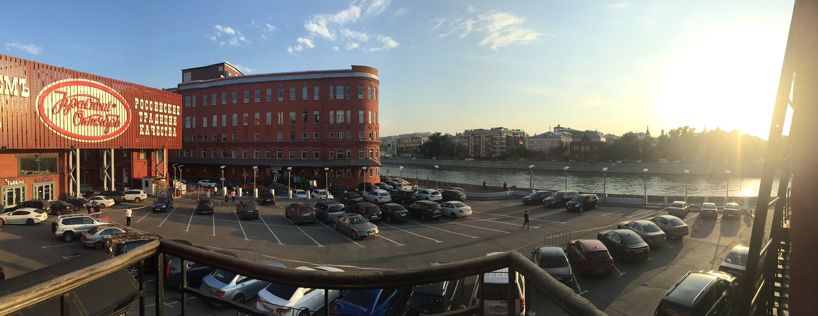 Red October and the river, from the hotel