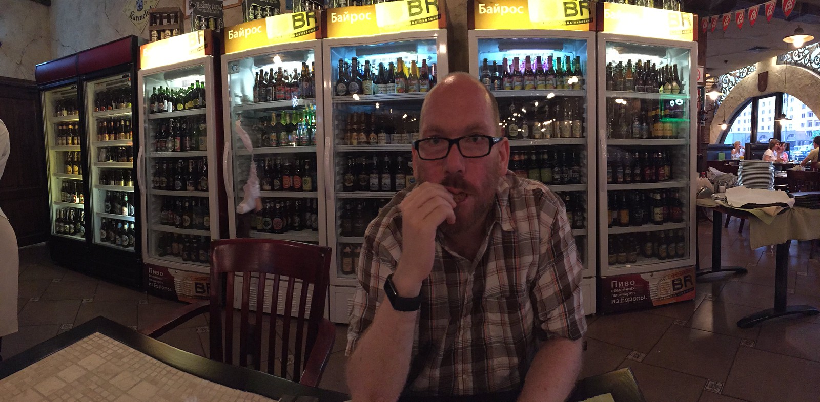 Burgermeister, Moscow. Got enough beers?